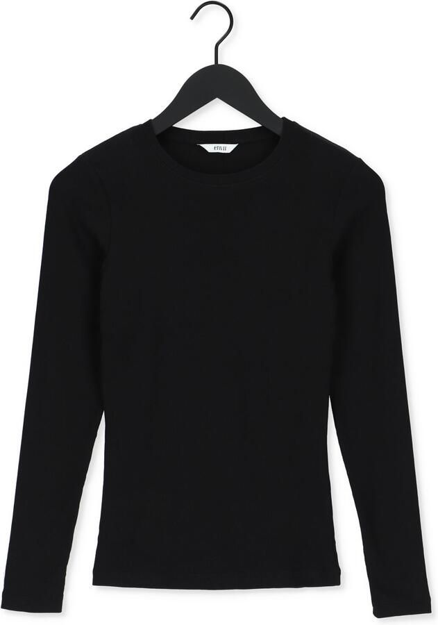 ENVII Dames Tops & T-shirts Enally Ls O-n Tee 5314 Zwart