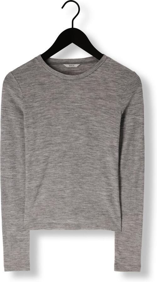 ENVII Dames Tops & T-shirts Enanna Ls O-n Tee 7226 Grijs - Foto 3