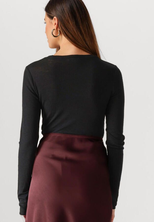 ENVII Dames Tops & T-shirts Enanna Ls O-n Tee 7226 Zwart - Foto 2