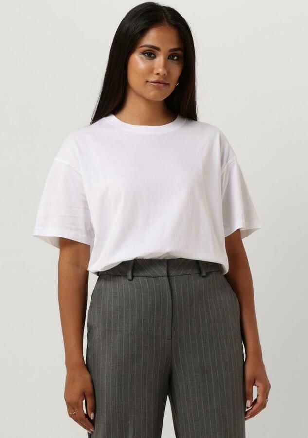 ENVII Dames Tops & T-shirts Enkulla Ss Tee Solid Wit - Foto 4