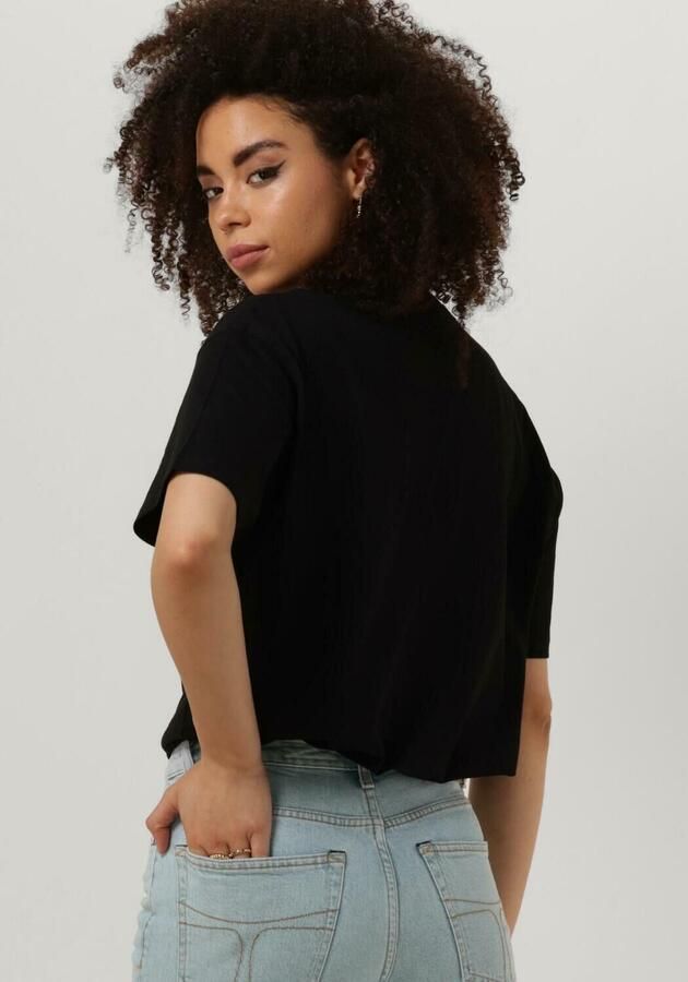ENVII Dames Tops & T-shirts Enkulla Ss Tee Solid Zwart - Foto 2
