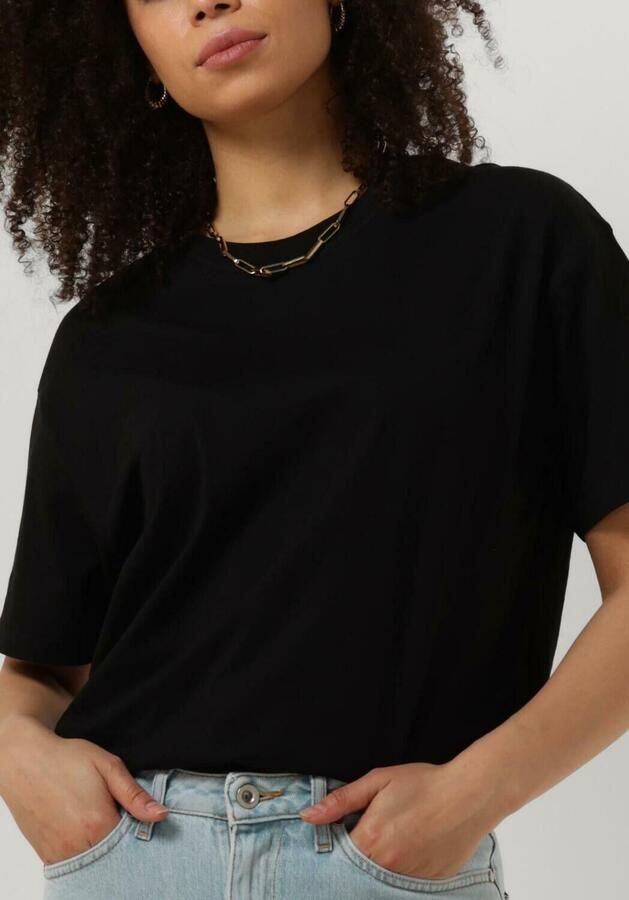 ENVII Dames Tops & T-shirts Enkulla Ss Tee Solid Zwart - Foto 3