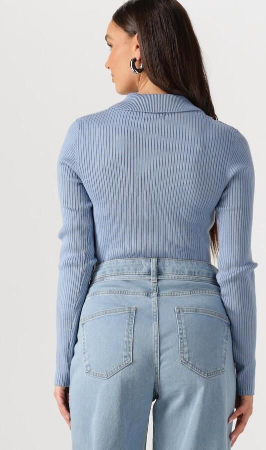 ENVII Dames Tops & T-shirts Enluna Ls Knit 7231 Lichtblauw - Foto 2