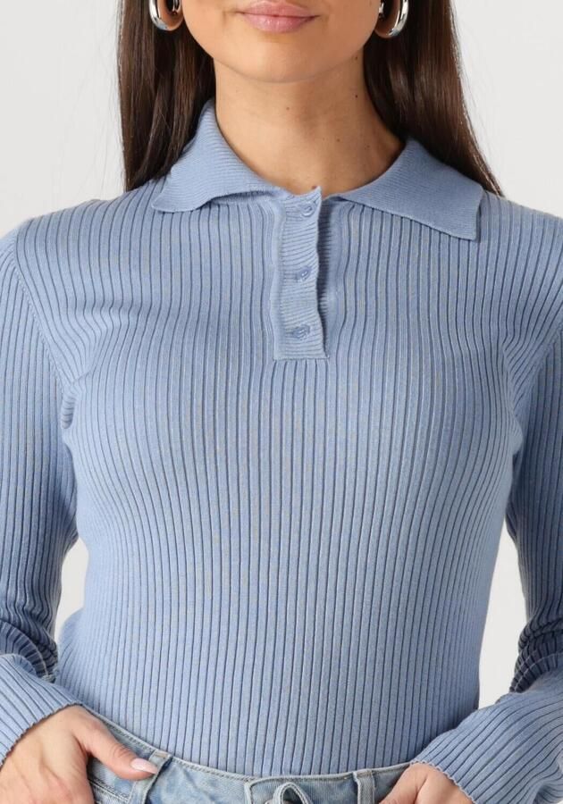 ENVII Dames Tops & T-shirts Enluna Ls Knit 7231 Lichtblauw