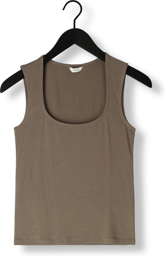 ENVII Dames Tops & T-shirts Enmarta Sl Os Tee Groen - Foto 3