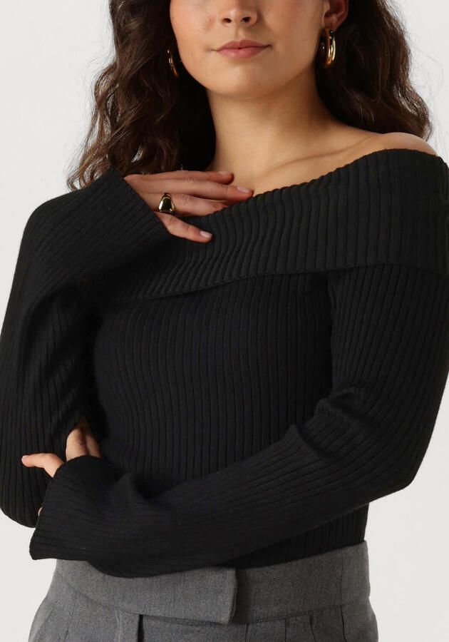 ENVII Dames Tops & T-shirts Entopo O-s Ls Knit 5253 Zwart - Foto 2