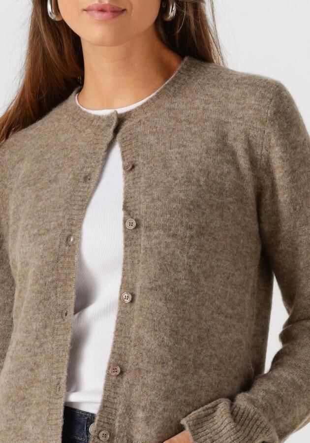 ENVII Dames Truien & Vesten Enada Ls Cardigan 7216 Taupe