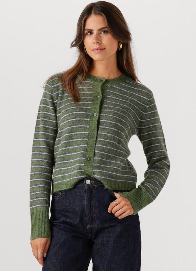 ENVII Dames Truien & Vesten Enada Ls Cardigan St 7216 Groen - Foto 4