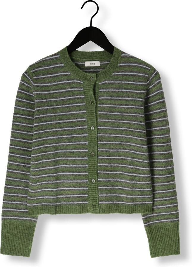 ENVII Dames Truien & Vesten Enada Ls Cardigan St 7216 Groen