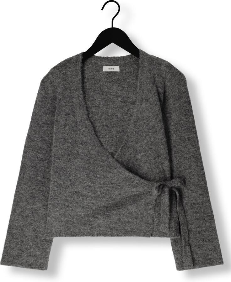 Envii Grijze V-Strikvest voor Stijlvol Comfort Gray Dames