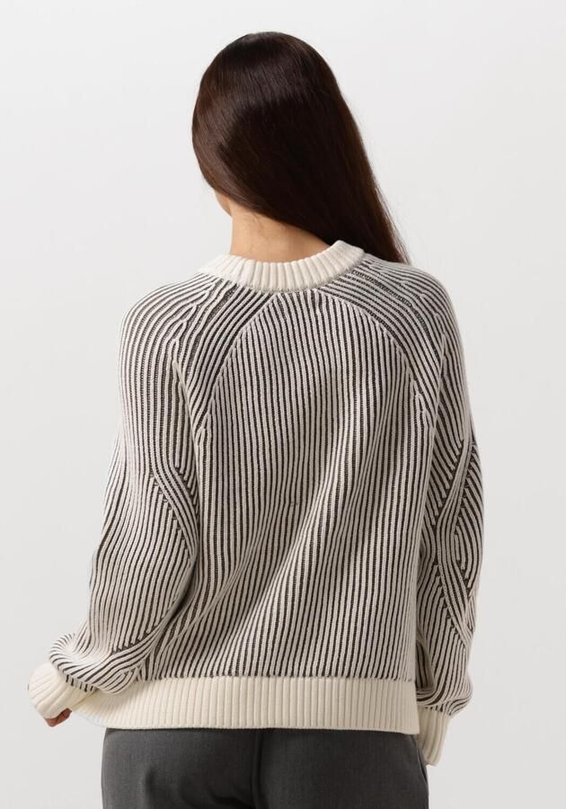 ENVII Dames Truien & Vesten Encaroline Ls Knit 5190 Gebroken Wit - Foto 2