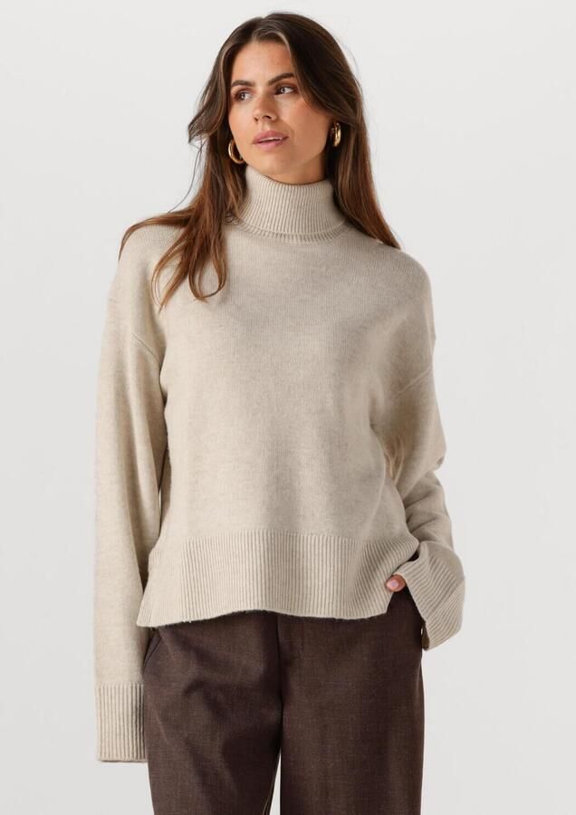 ENVII Dames Truien & Vesten Enelise Ls Knit 7230 Beige - Foto 4