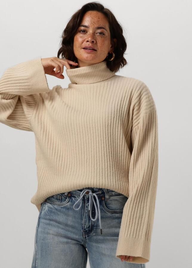 ENVII Dames Truien & Vesten Enpipit Ls Knit 7217 Gebroken Wit - Foto 4