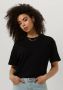 ENVII Dames Tops & T-shirts Enkulla Ss Tee Solid Zwart - Thumbnail 1