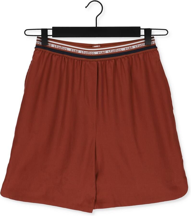 ESMÉ STUDIOS Esmé Studios Dames Broeken Hena High Waist Short Brique - Foto 2
