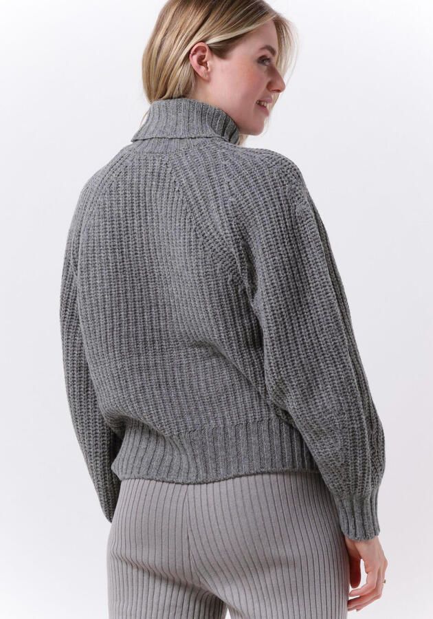 ESMÉ STUDIOS Esmé Studios Dames Truien & Vesten Hope Roll Neck Loose Knit Grijs - Foto 1