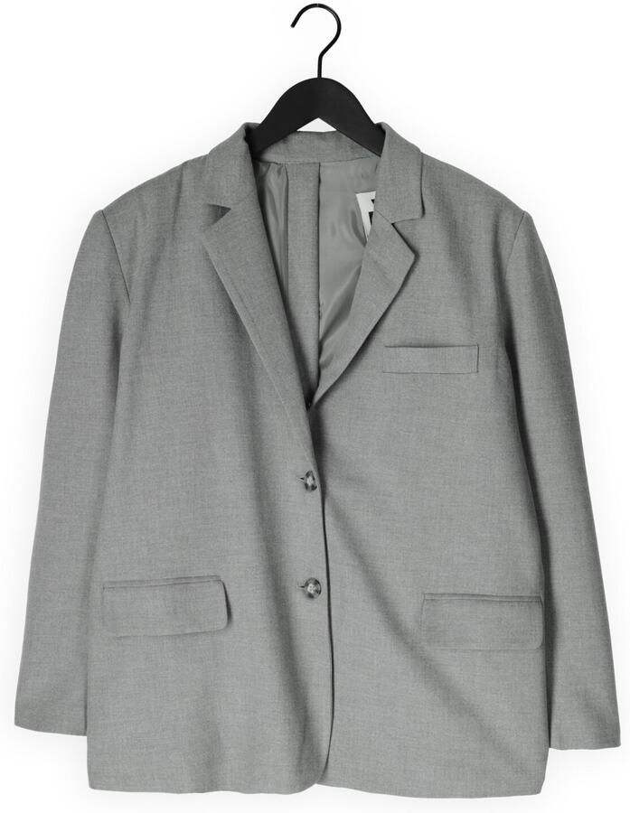 Est'seven X Ellemieke oversized blazer grijs - Foto 2