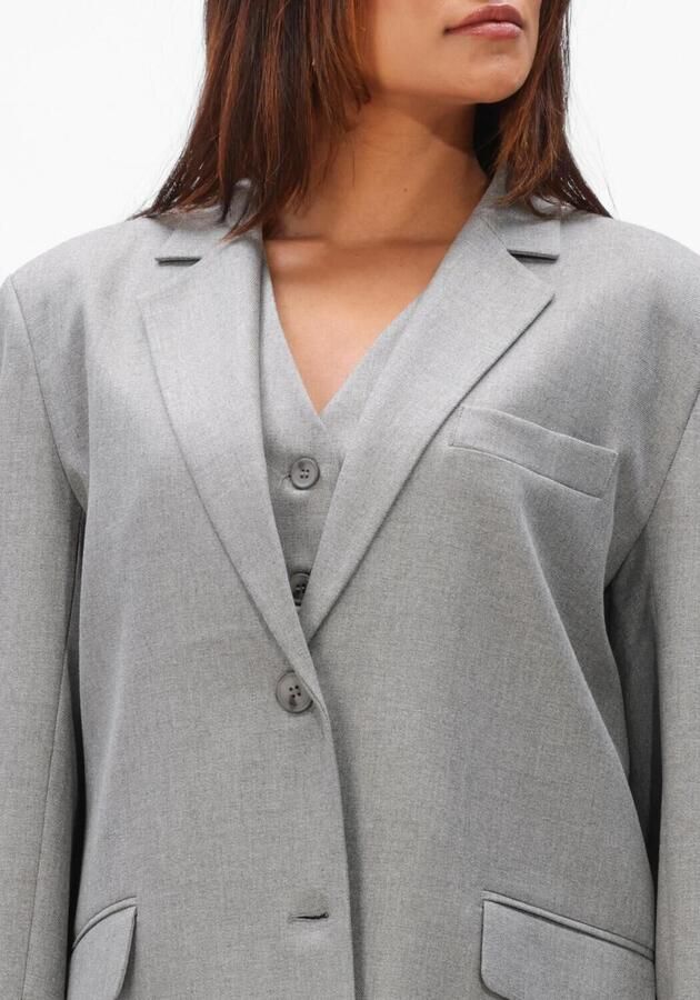 Est'seven X Ellemieke oversized blazer grijs - Foto 4