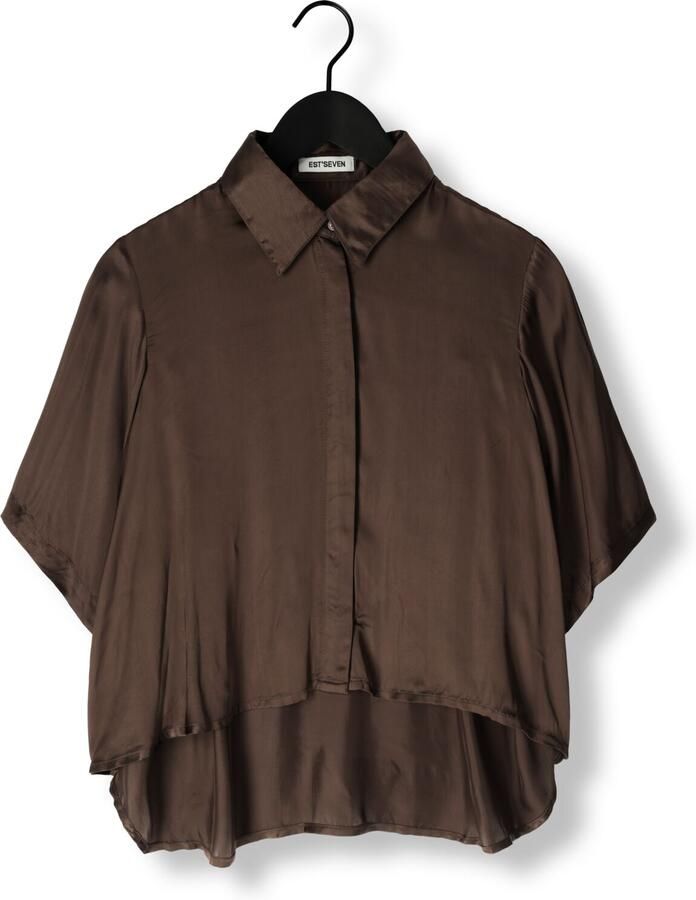 EST'SEVEN Dames Blouses Alijah Blouse 25 Bruin