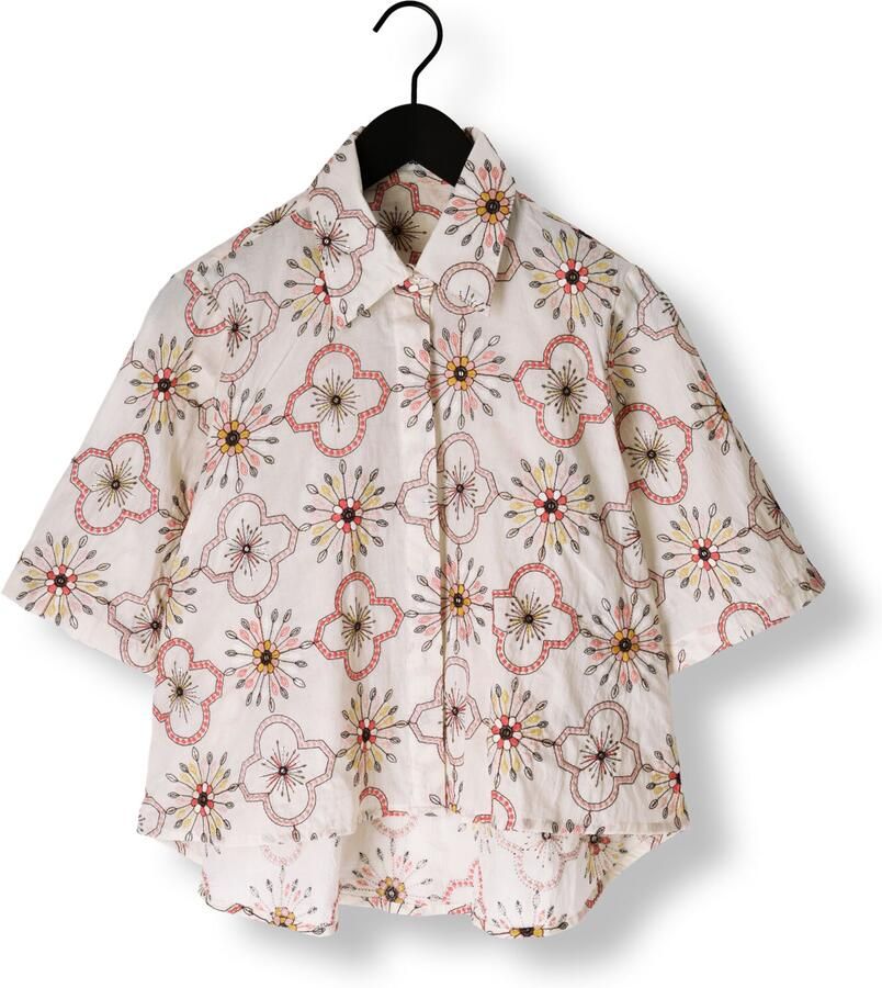 EST'SEVEN Dames Blouses Alijah Blouse Batik Beige