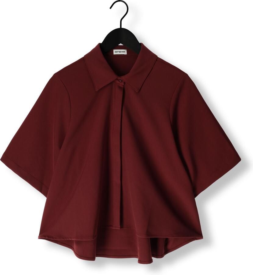 EST'SEVEN Dames Blouses Alijah Blouse Bordeaux