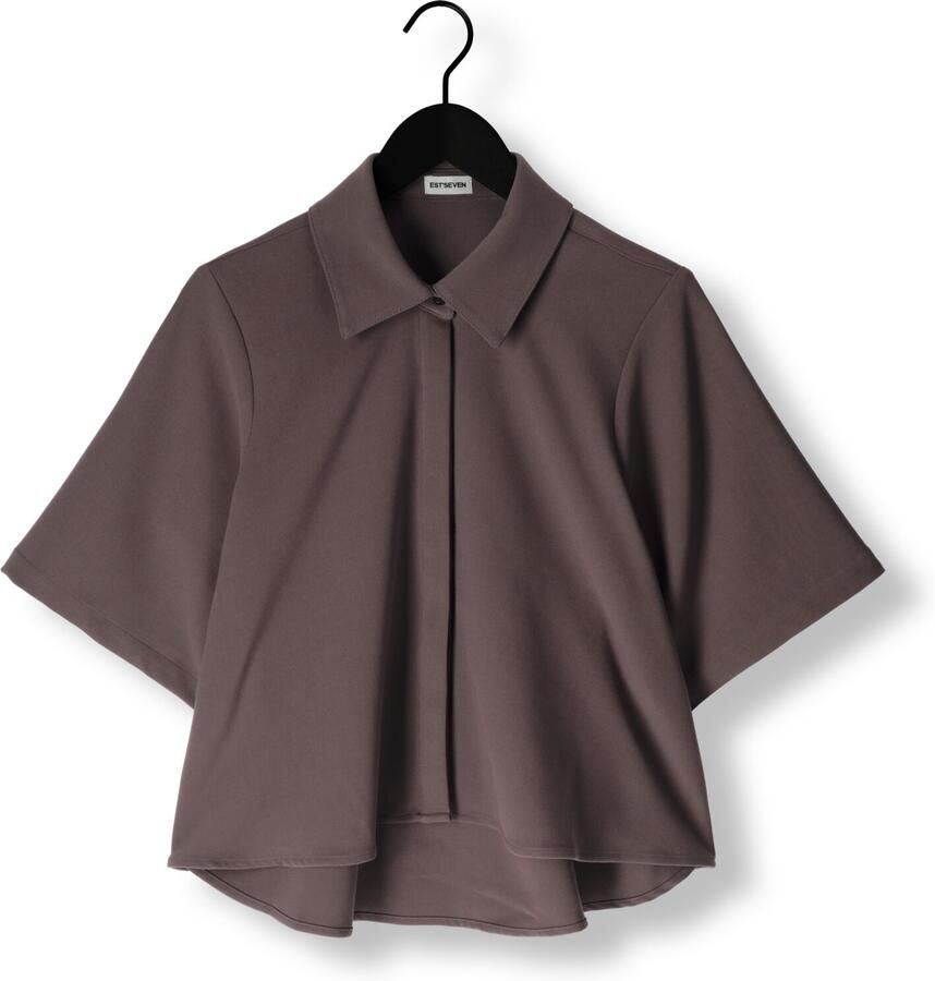 EST'SEVEN Dames Blouses Alijah Blouse Taupe