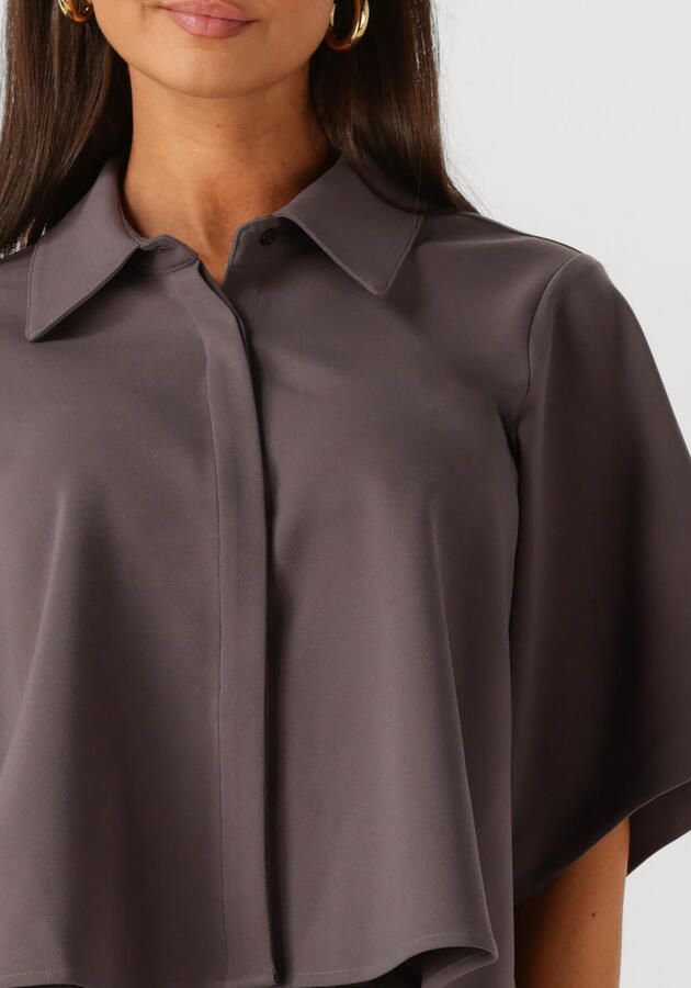 EST'SEVEN Dames Blouses Alijah Blouse Taupe - Foto 2