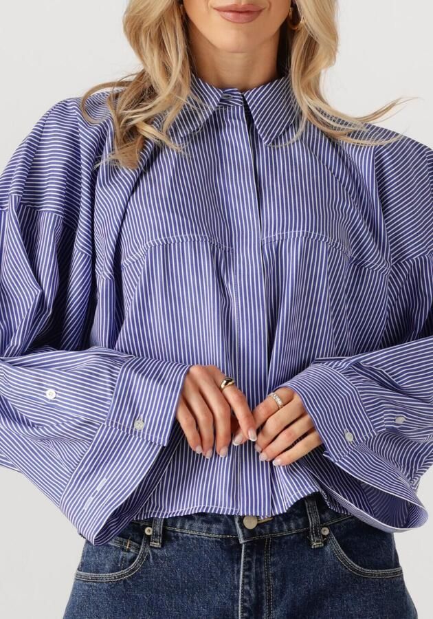 EST'SEVEN Dames Blouses Annabeth Blouse Blauw - Foto 3
