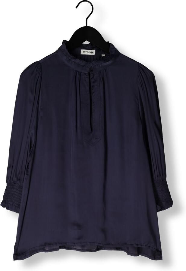 EST'SEVEN Dames Blouses Elise Blouse 25 Donkerblauw - Foto 3