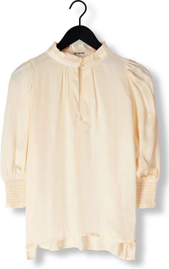 EST'SEVEN Dames Blouses Elise Blouse Wit - Foto 2