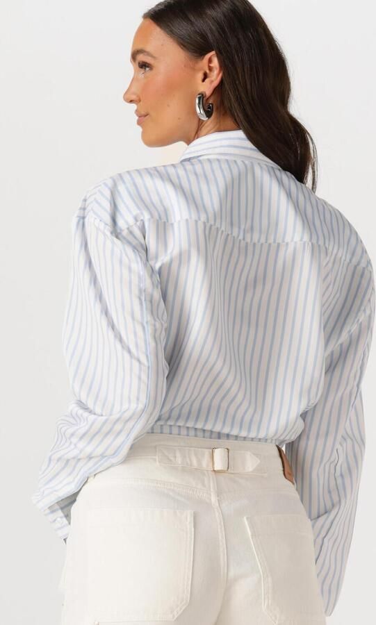 EST'SEVEN Dames Blouses Franky Blouse Lichtblauw - Foto 3