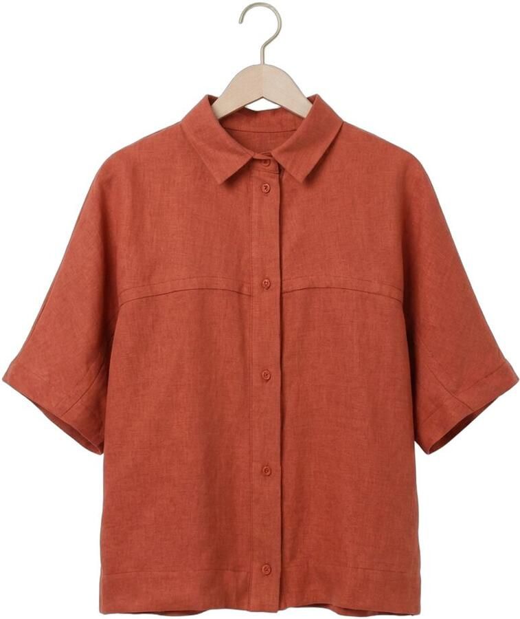 EST'SEVEN Dames Blouses Freya Top Rood - Foto 2