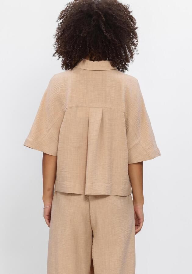 EST'SEVEN Dames Blouses Freya Top Zand - Foto 4