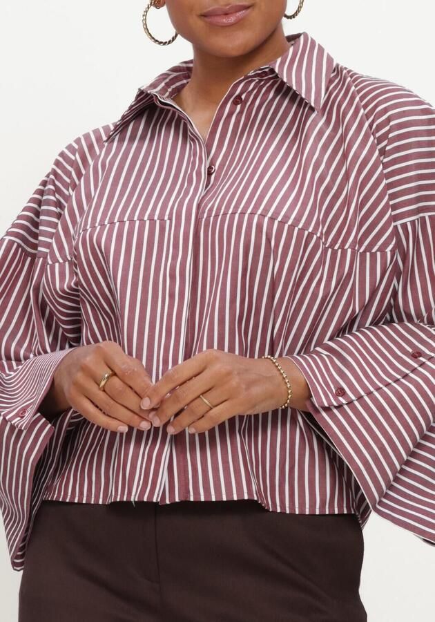 EST'SEVEN Dames Blouses Varissa Blouse Bordeaux - Foto 4