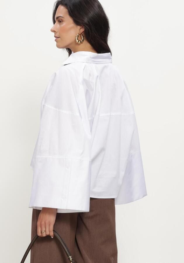 EST'SEVEN Dames Blouses Varissa Blouse Wit - Foto 3
