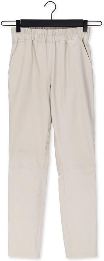 EST'SEVEN Dames Broeken Est'chino Stretch Leather Gebroken Wit - Foto 3