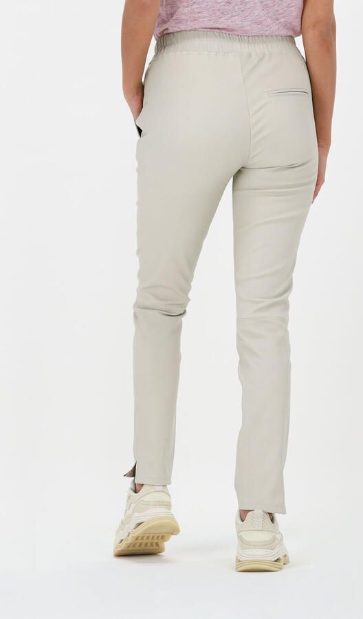 EST'SEVEN Dames Broeken Est'chino Stretch Leather Gebroken Wit - Foto 2