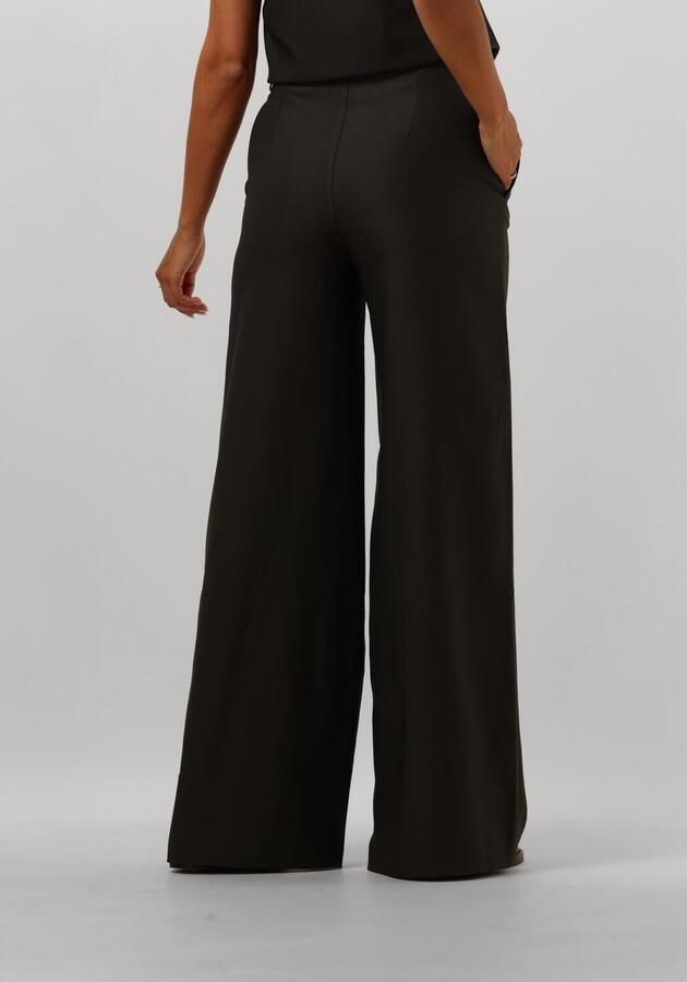 Est'Seven Elegante Groene Broek voor Vrouwen Black Dames