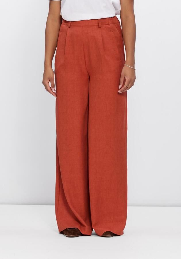EST'SEVEN Dames Broeken Jildau Trouser 26 Oranje