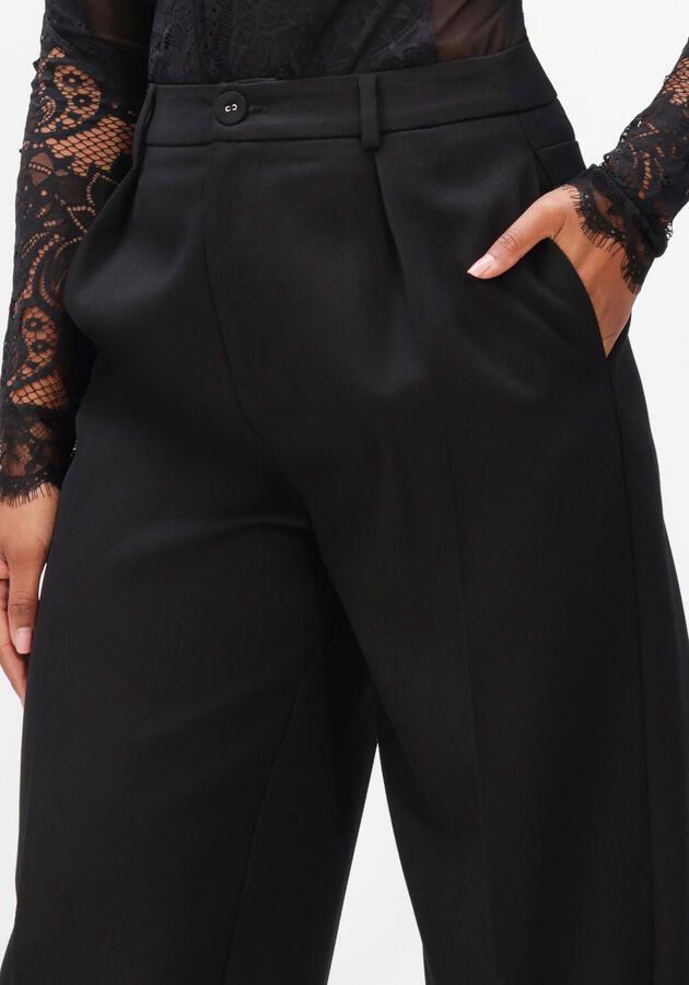 Est'seven X Ellemieke barrel high waist broek zwart - Foto 3