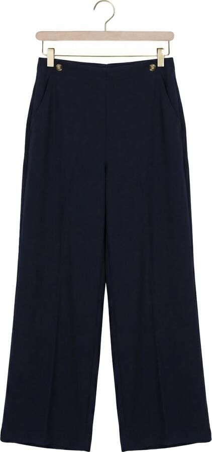 EST'SEVEN Dames Broeken Scottie Pantalon Donkerblauw - Foto 4