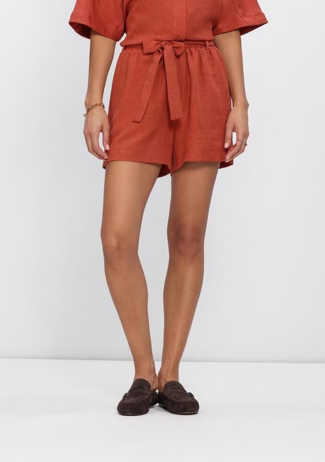 EST'SEVEN Dames Broeken Trinity Short 26 Oranje