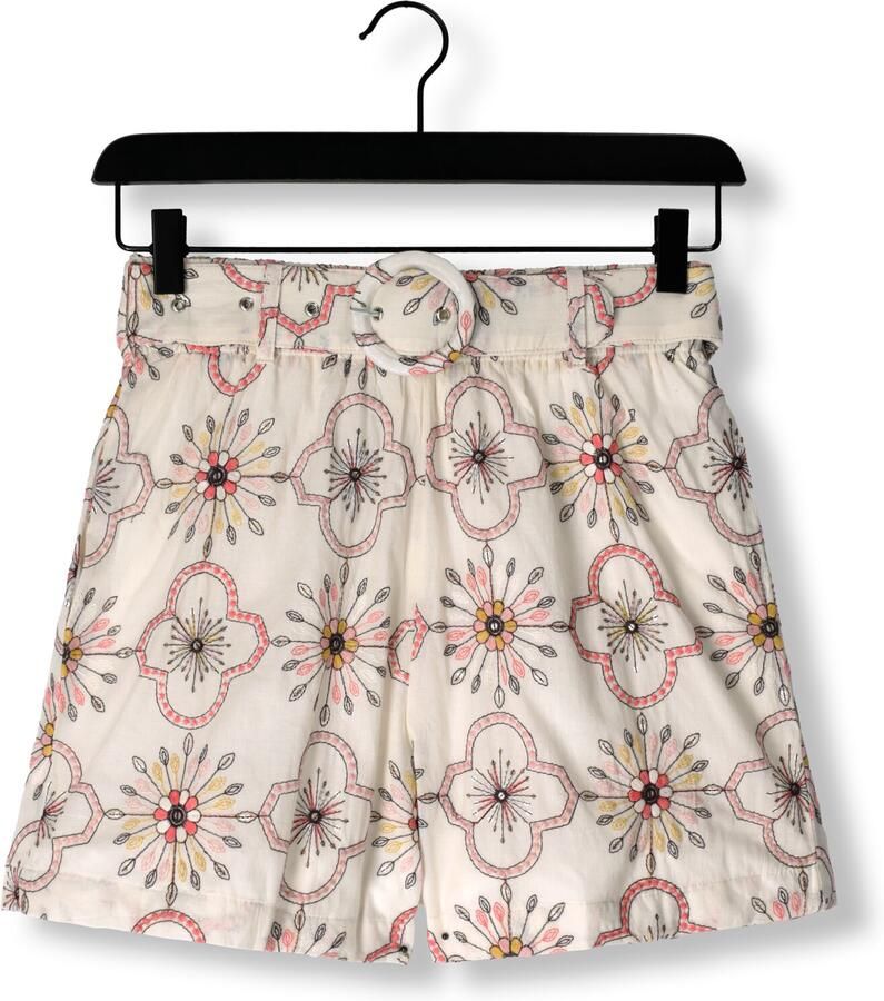 Est'seven relaxed regular waist casual short crème