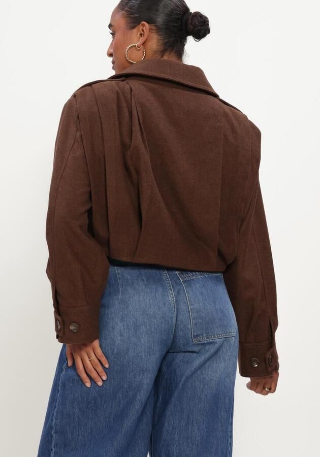 EST'SEVEN Dames Jassen Jossy Jacket Bruin - Foto 3