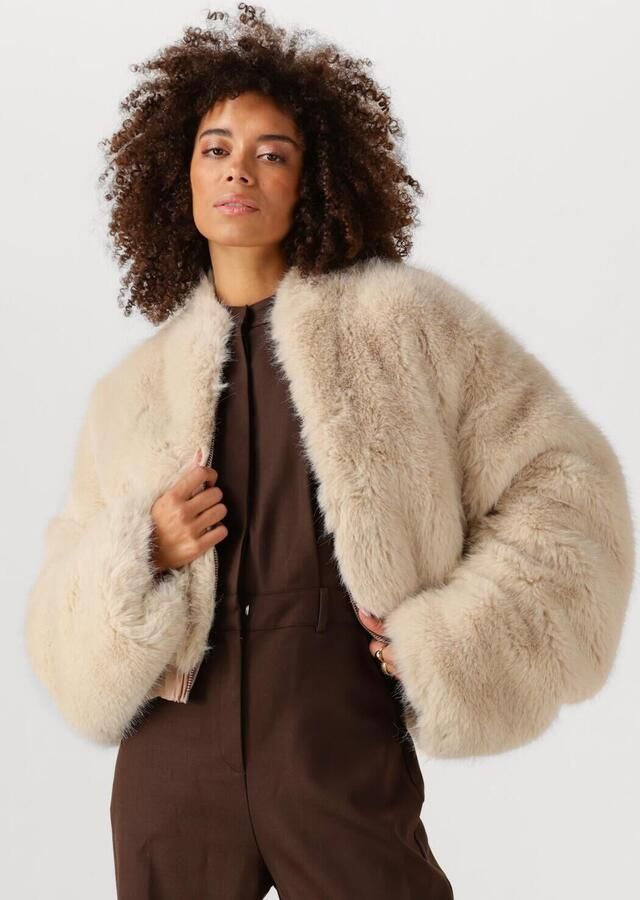 EST'SEVEN Dames Jassen Kinski Wild Jacket Creme - Foto 4