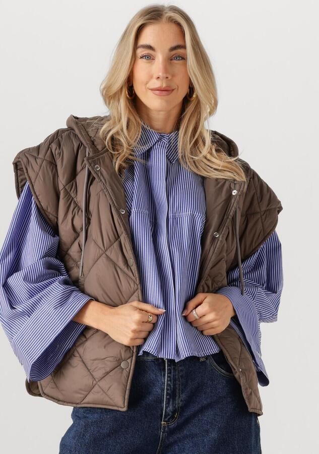 EST'SEVEN Dames Jassen Noelle Cape Bruin - Foto 4