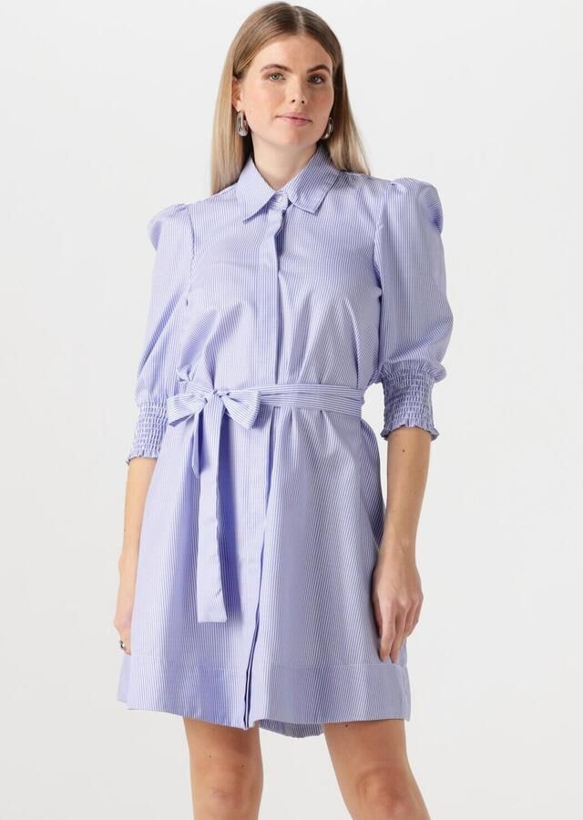 EST'SEVEN Dames Jurken Elise Dress Lichtblauw - Foto 4