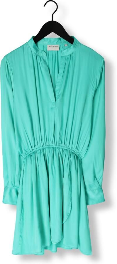 EST'SEVEN Dames Jurken Est journee Dress Bambu Groen - Foto 3