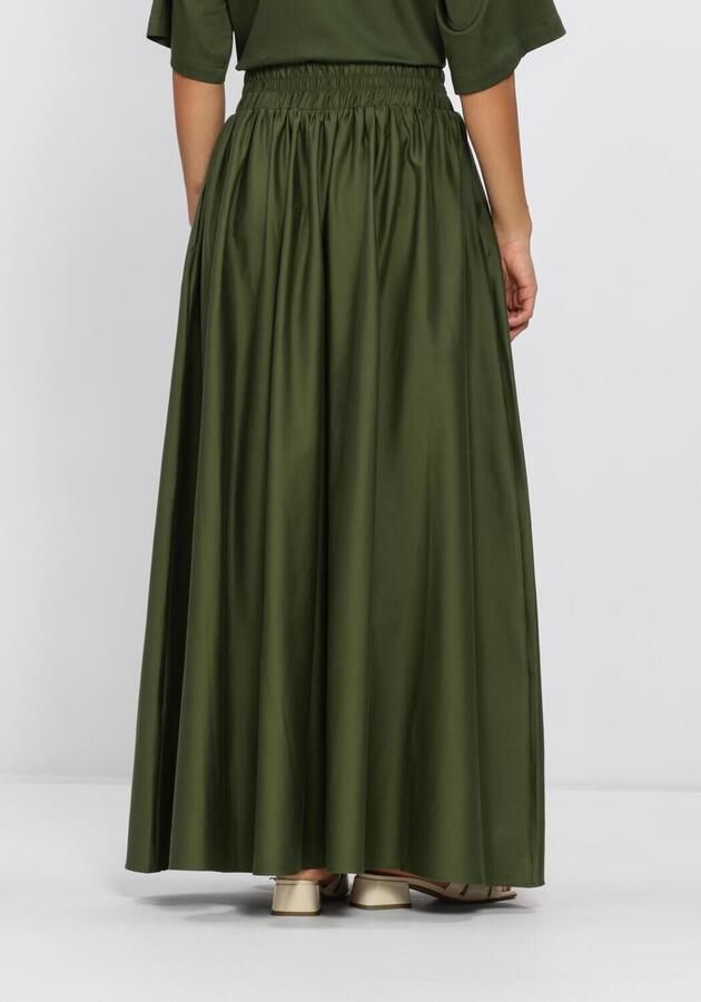 Est'Seven Poplin maxi-rok Aylin donkergroen - Foto 2