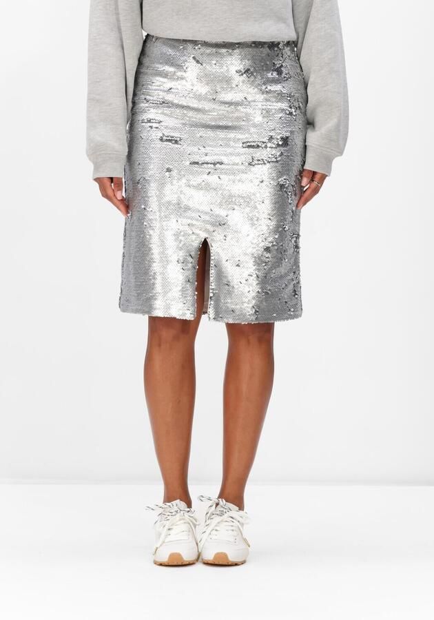 EST'SEVEN Dames Rokken Yousra Skirt Zilver